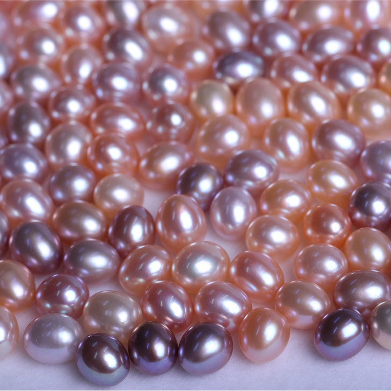 Natural color rice shape pearls