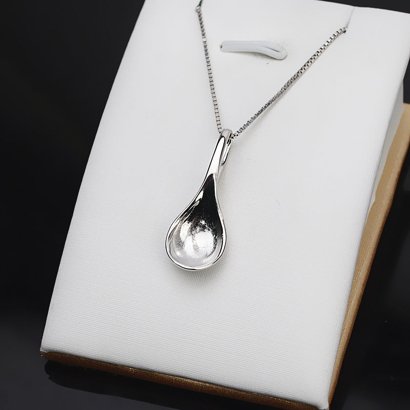 Jewelry DIY Silver Spoon Pearl Pendant Setting-Feliz Pearl - Feliz Pearl 