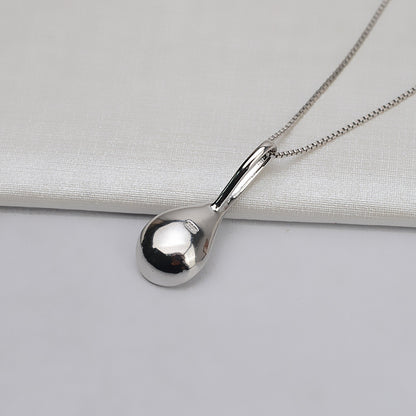 Jewelry DIY Silver Spoon Pearl Pendant Setting-Feliz Pearl - Feliz Pearl 