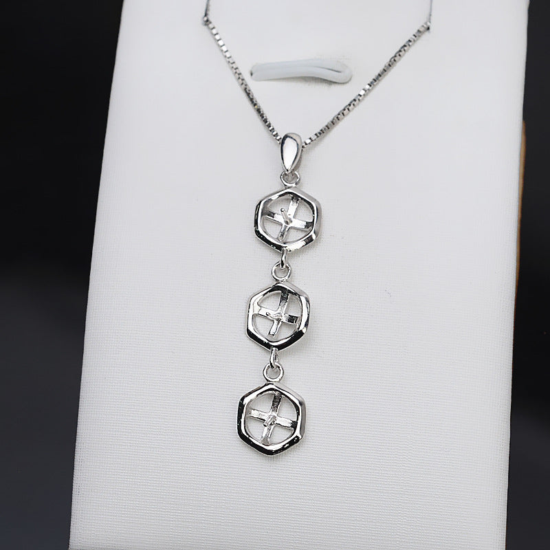 Wholesale Multi Pearls Pendant Setting-S925 Sterling Silver - Feliz Pearl 