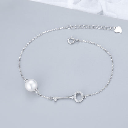 Wholesale Luxury Key Pearl Bracelet Setting-DIY Jewelry Setting - Feliz Pearl 