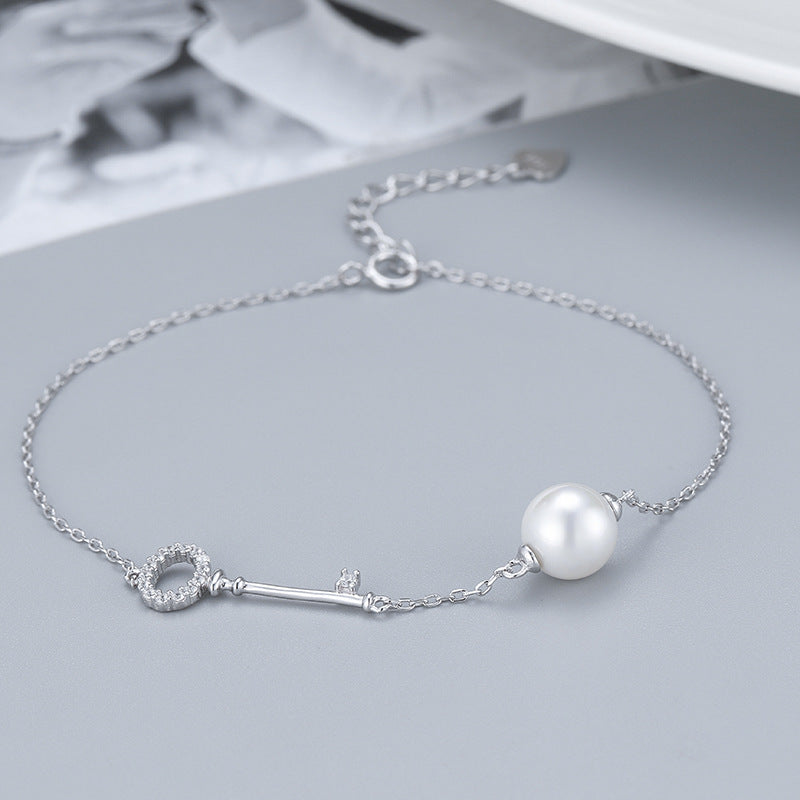 Wholesale Luxury Key Pearl Bracelet Setting-DIY Jewelry Setting - Feliz Pearl 