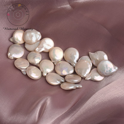 Coin baroque loose pearl with tail