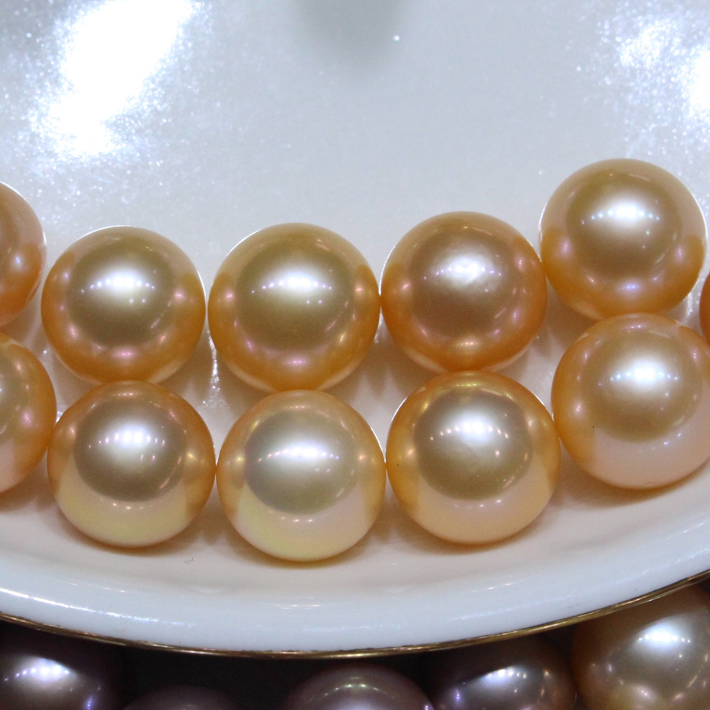 11-13mm Edison Pearl Matching Pairs-Affordable Edison Pearls - Feliz Pearl 