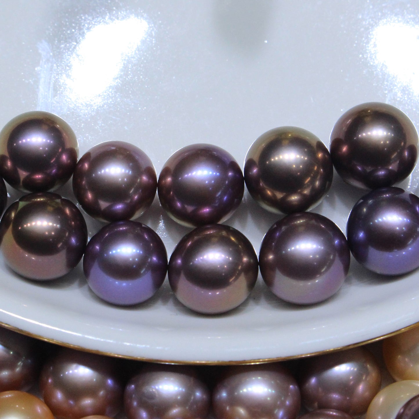 11-13mm Edison Pearl Matching Pairs-Affordable Edison Pearls - Feliz Pearl 