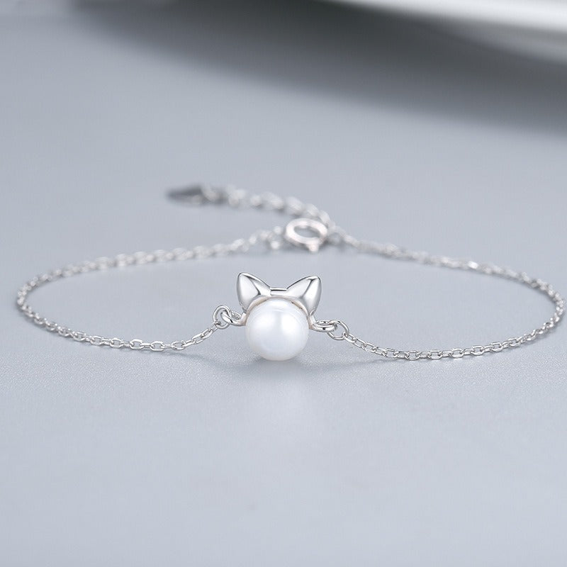 Summer Vibe Lovely Cat Pearl Bracelet Setting-DIY Jewelry - Feliz Pearl 