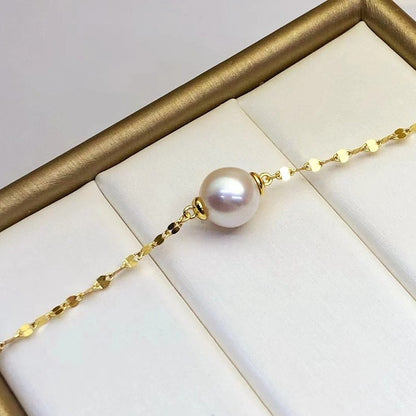 Minimalist Lip Chain Pearl Bracelet Setting-Feliz Pearl - Feliz Pearl 