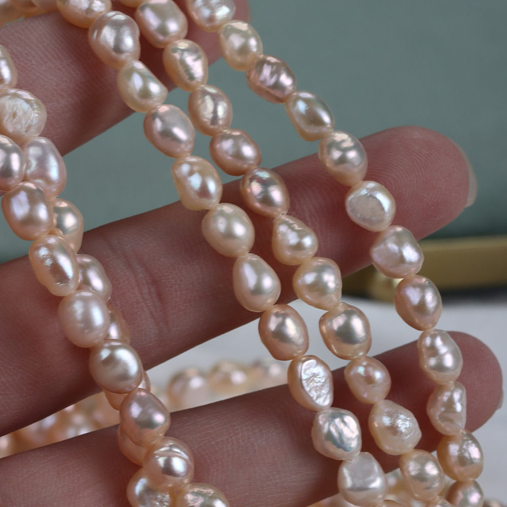 7-8mm baroque pearl strand