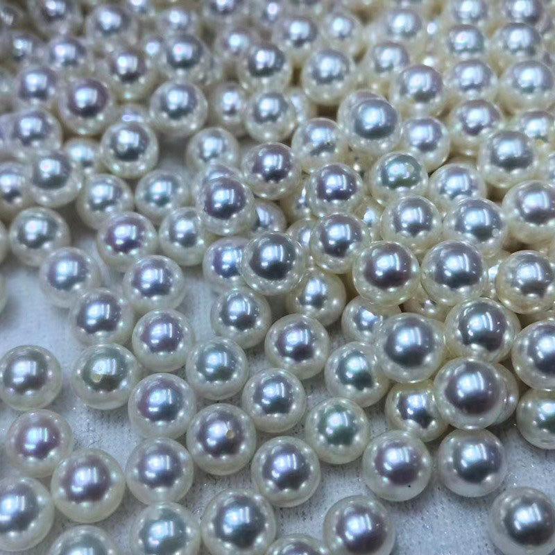 Wholesale 7.5-8mm White Japanese Akoya Loose Pearls - Feliz Pearl 