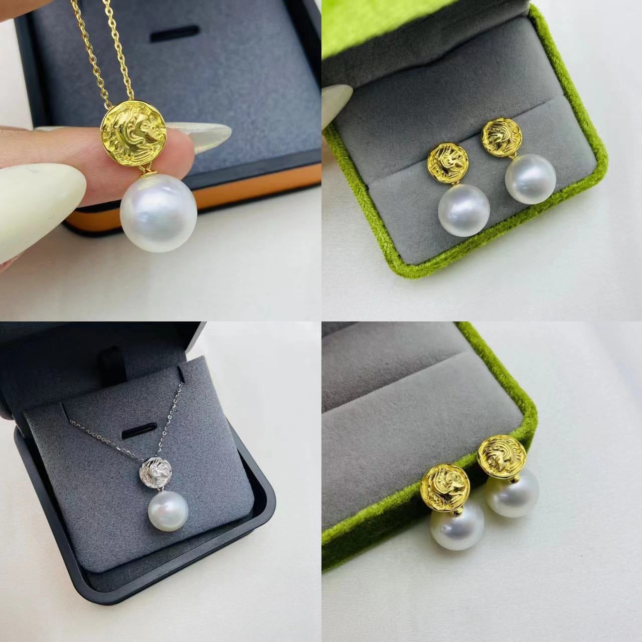 Jewelry DIY Setting Wholesale-Silver Pearl Pendant Mountings - Feliz Pearl 