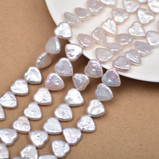 Heart shape baroque pearl strand