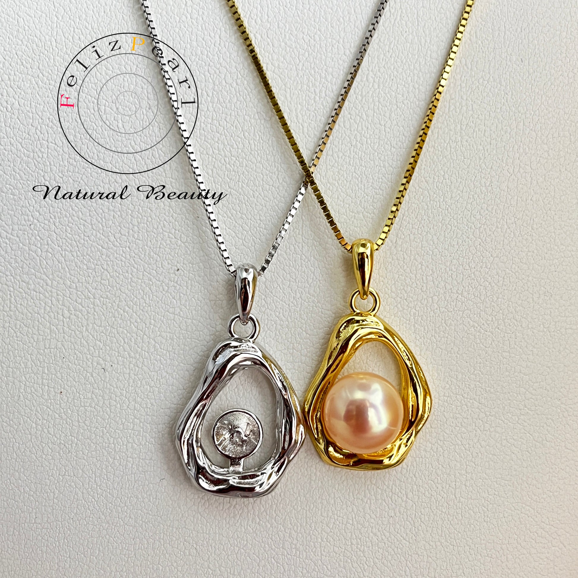 Wholesale DIY Pearl Pendant Setting-S925 Sterling Silver - Feliz Pearl 