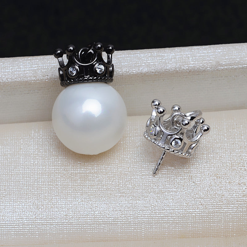 Cubic Zirconia Crown Pendant Setting-Jewelry Setting Supplier - Feliz Pearl 