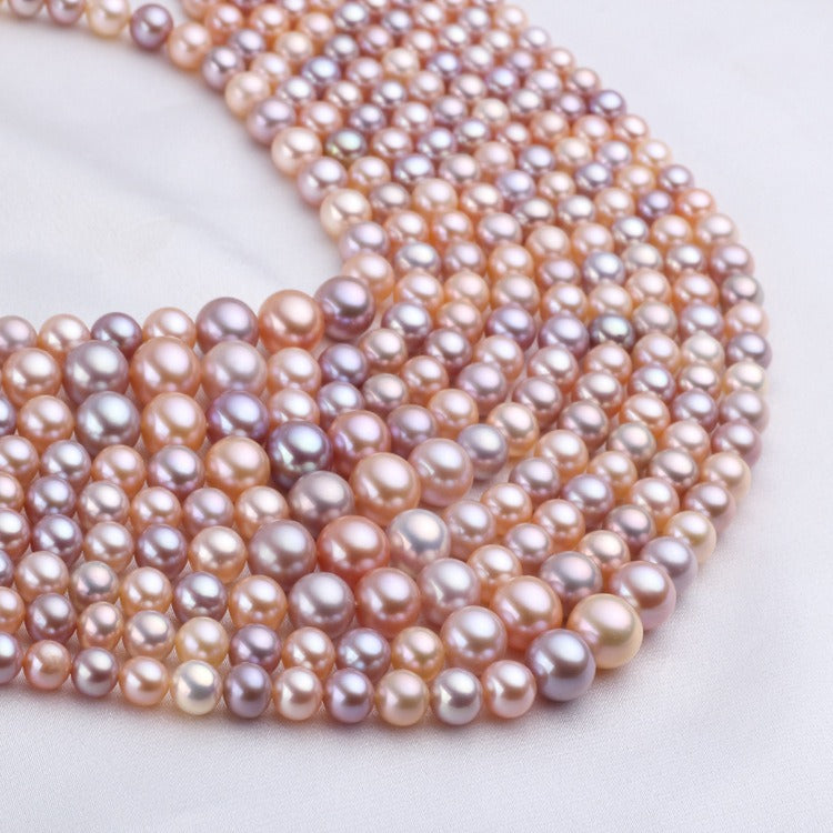 4-9mm Gradient Size Round Freshwater Pearl Necklace - Feliz Pearl 