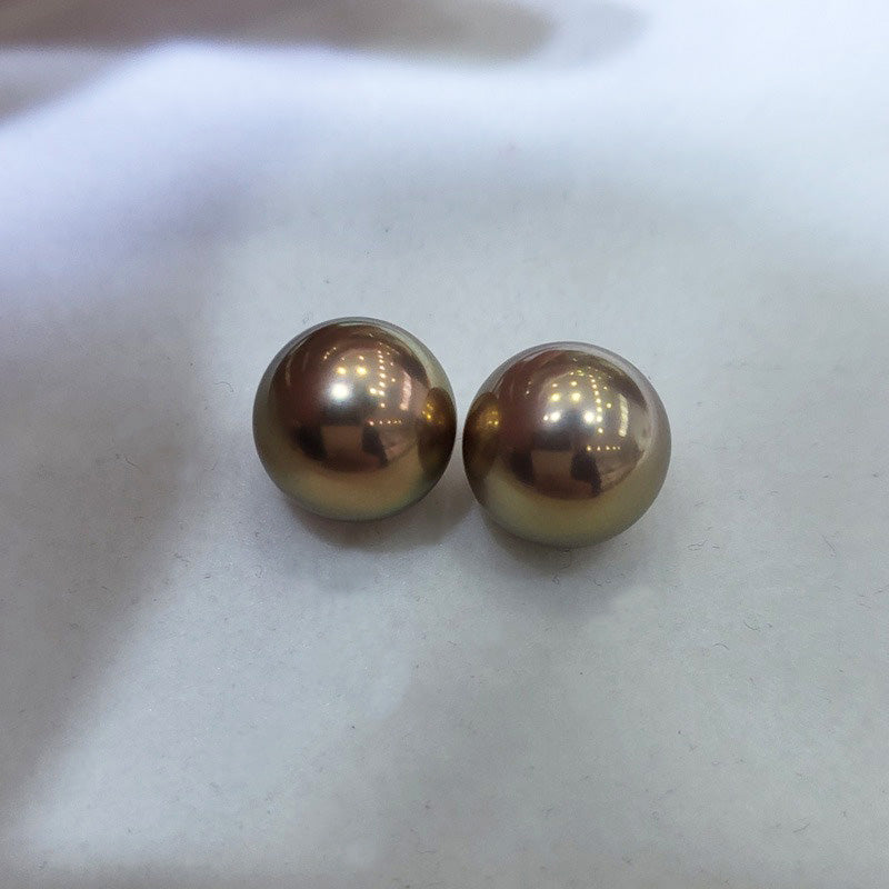 metallic color edison pearl in pairs