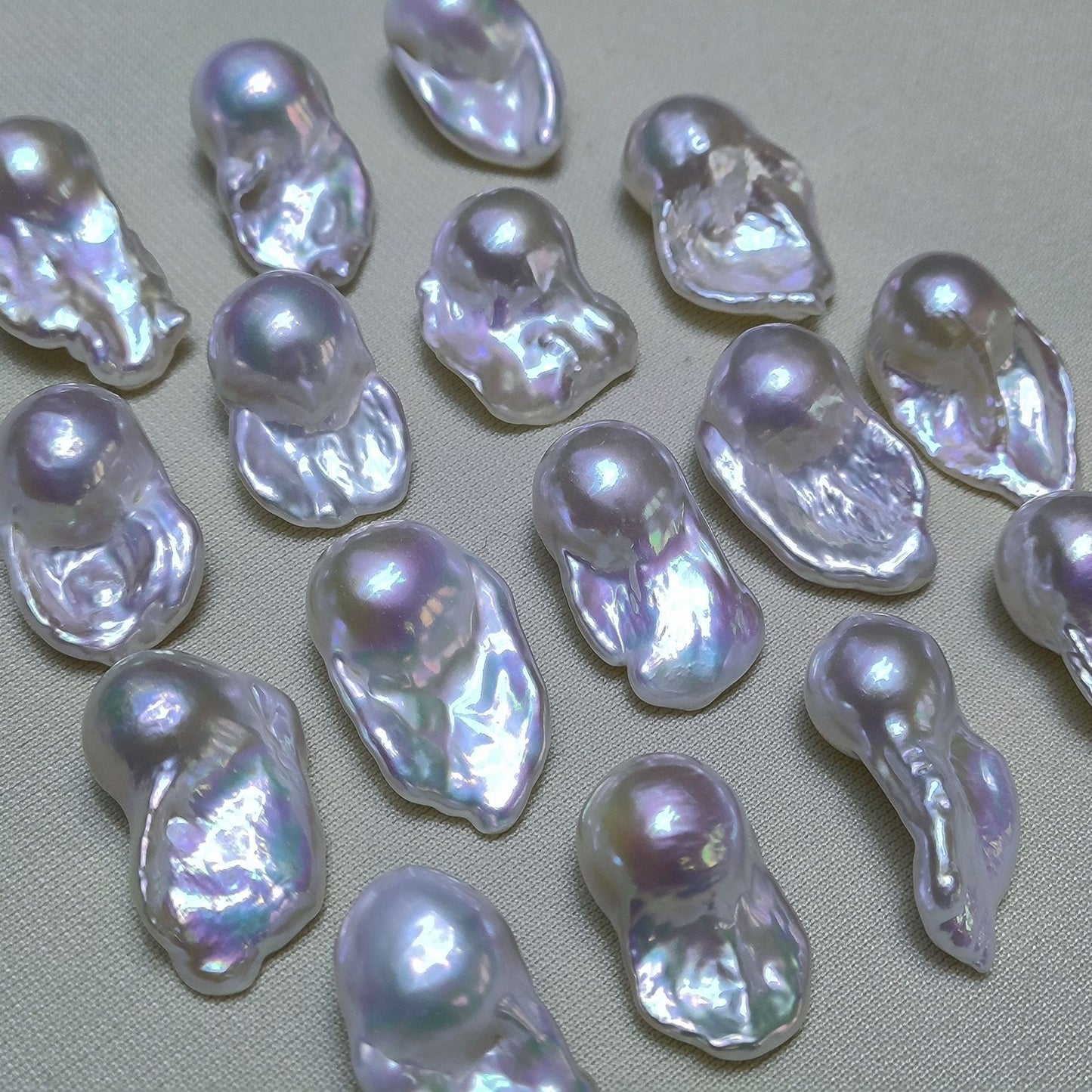 10-13mm White Fireball Baroque Pearls For Wholesale