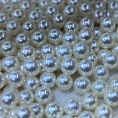 Wholesale 7.5-8mm White Japanese Akoya Loose Pearls - Feliz Pearl 