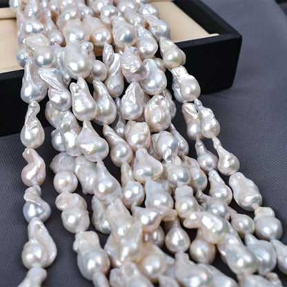 Fireball baroque pearl strands for sale