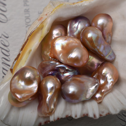 Affordable Edison Fireball Baroque Pearls