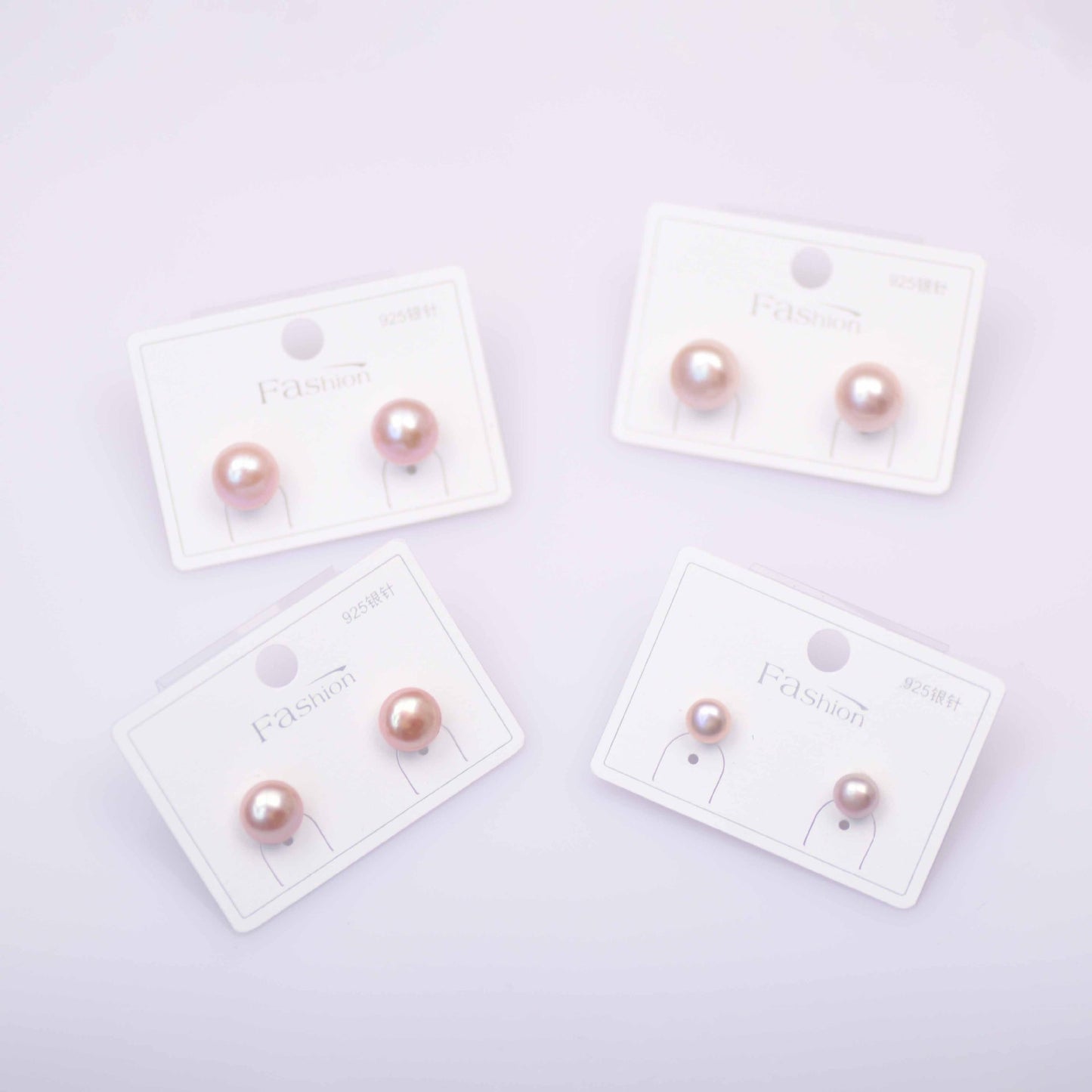 Freshwater Button Pearl Stud Earrings - Feliz Pearl 