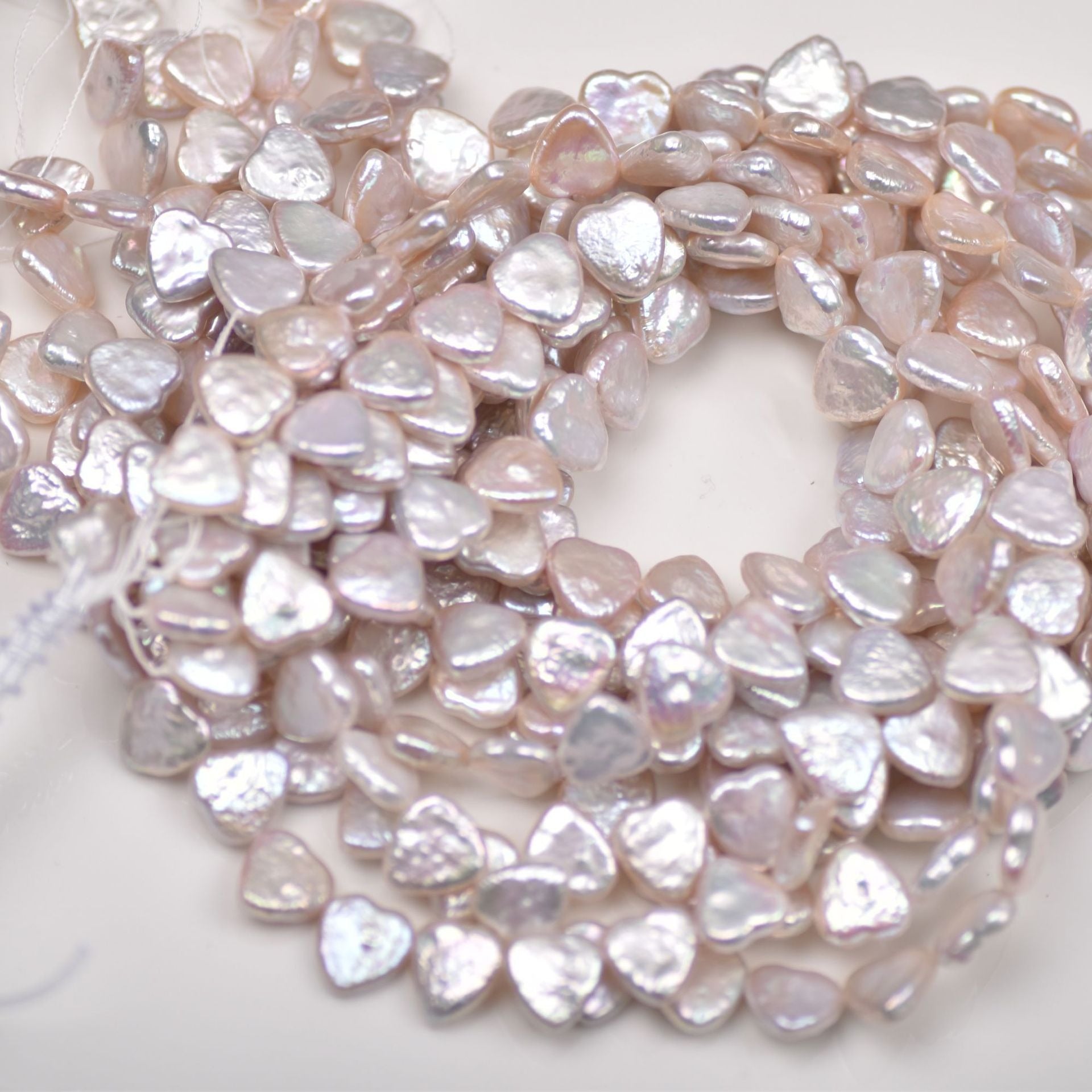 cultured freshwater baroque pearl strand