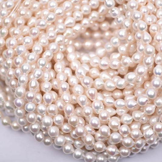 baroque pearl strands drop