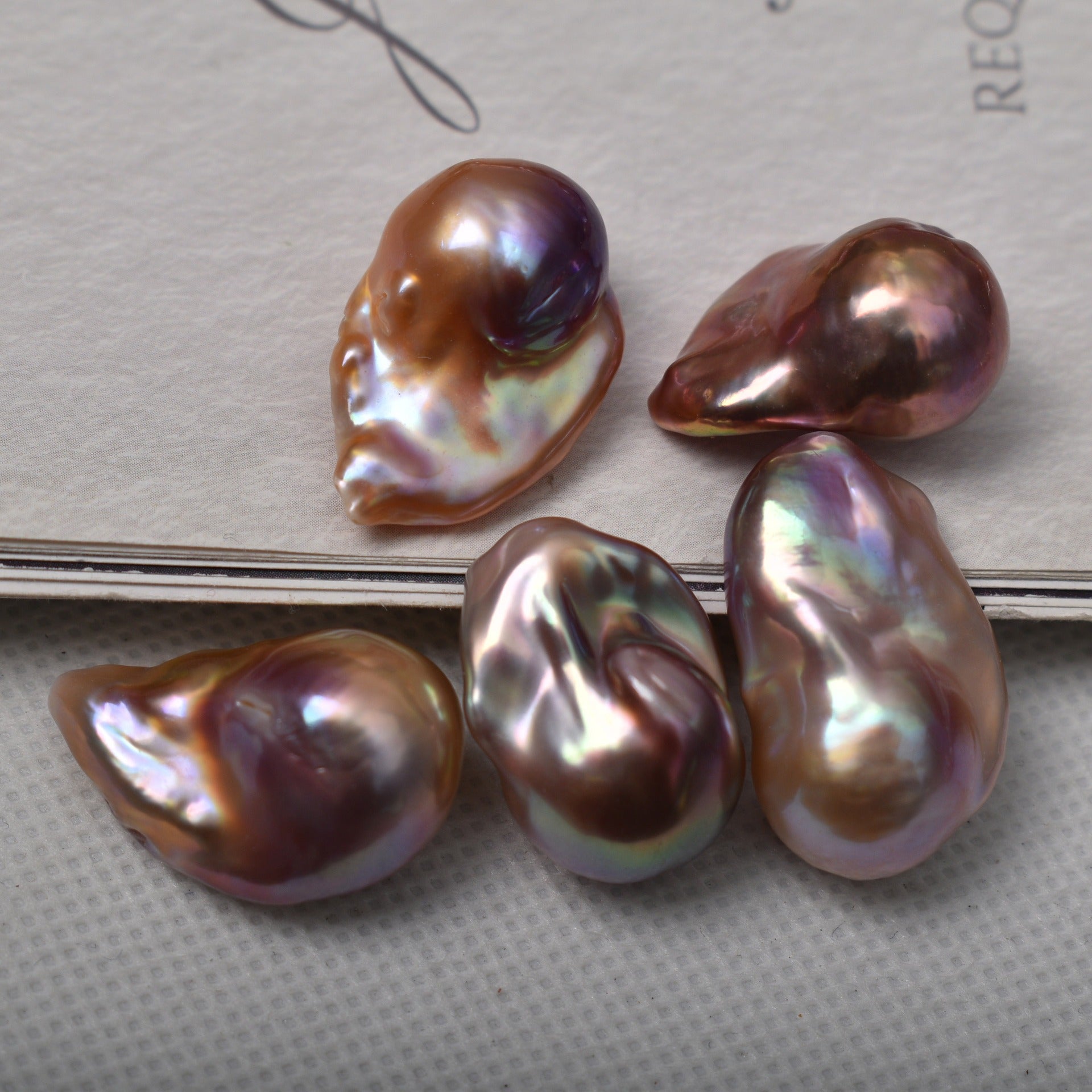 Purple Edison Baroque Loose Pearls