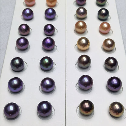 10-11mm Edison Pearl Pairs For Jewelry Making Mixed Color