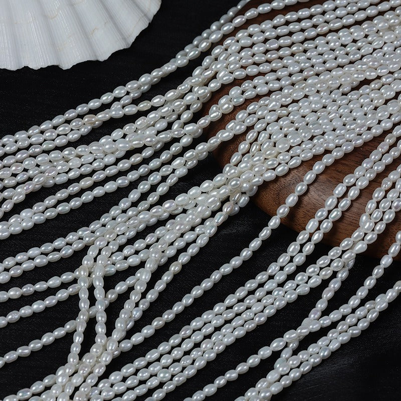 white rice pearl strand