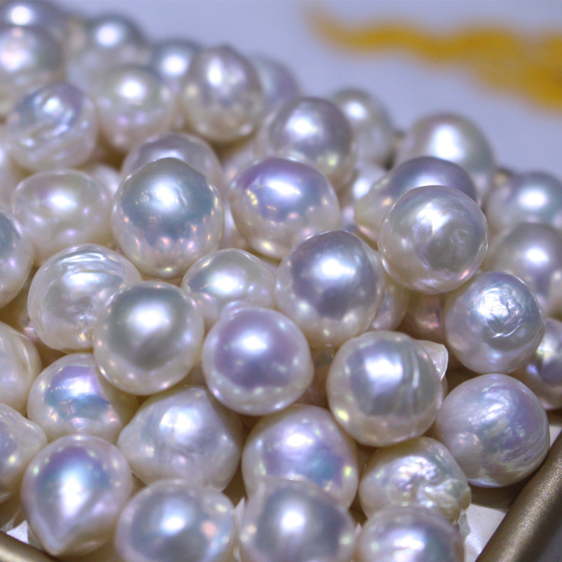 White Color Baroque Loose Pearls