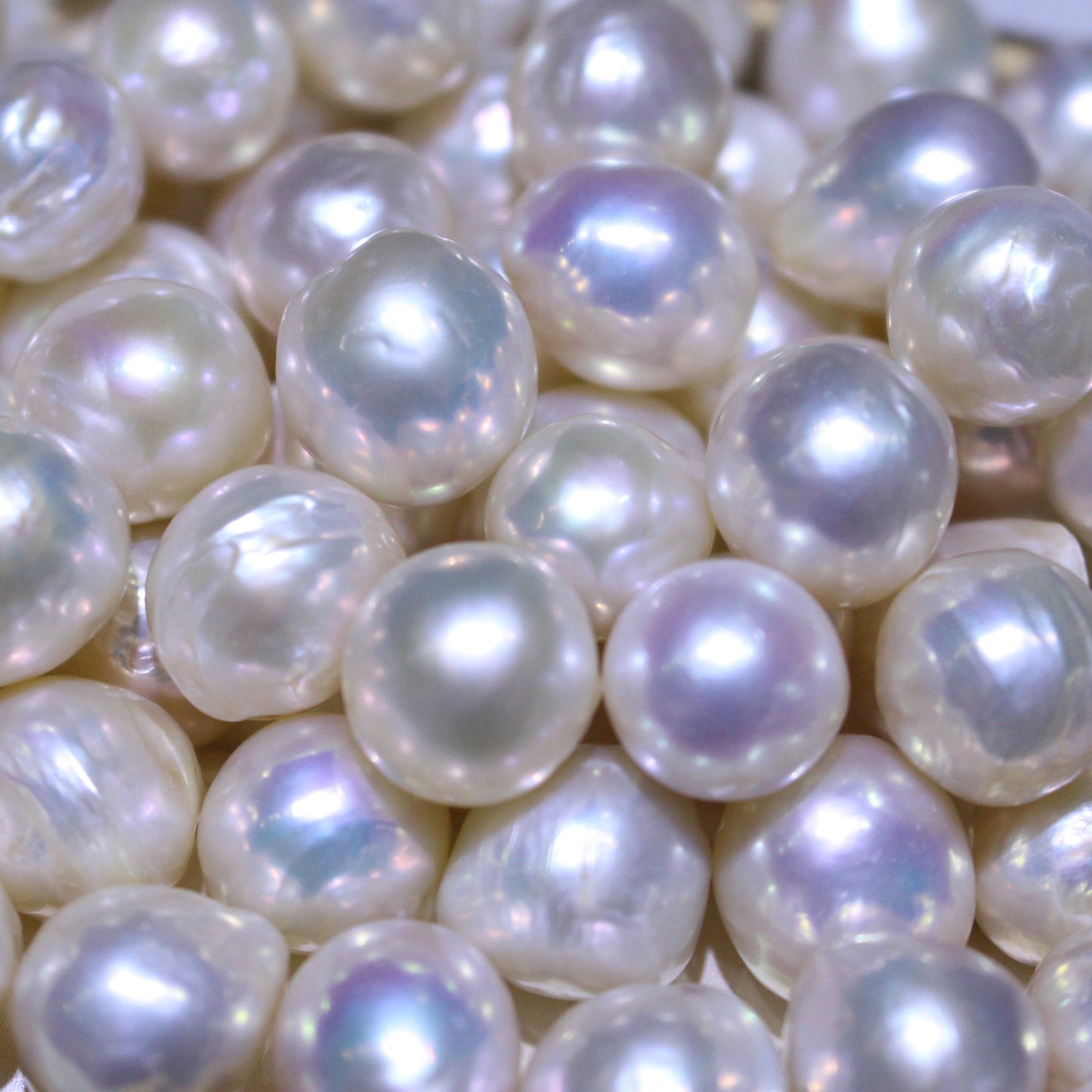 White Color Baroque Loose Pearls