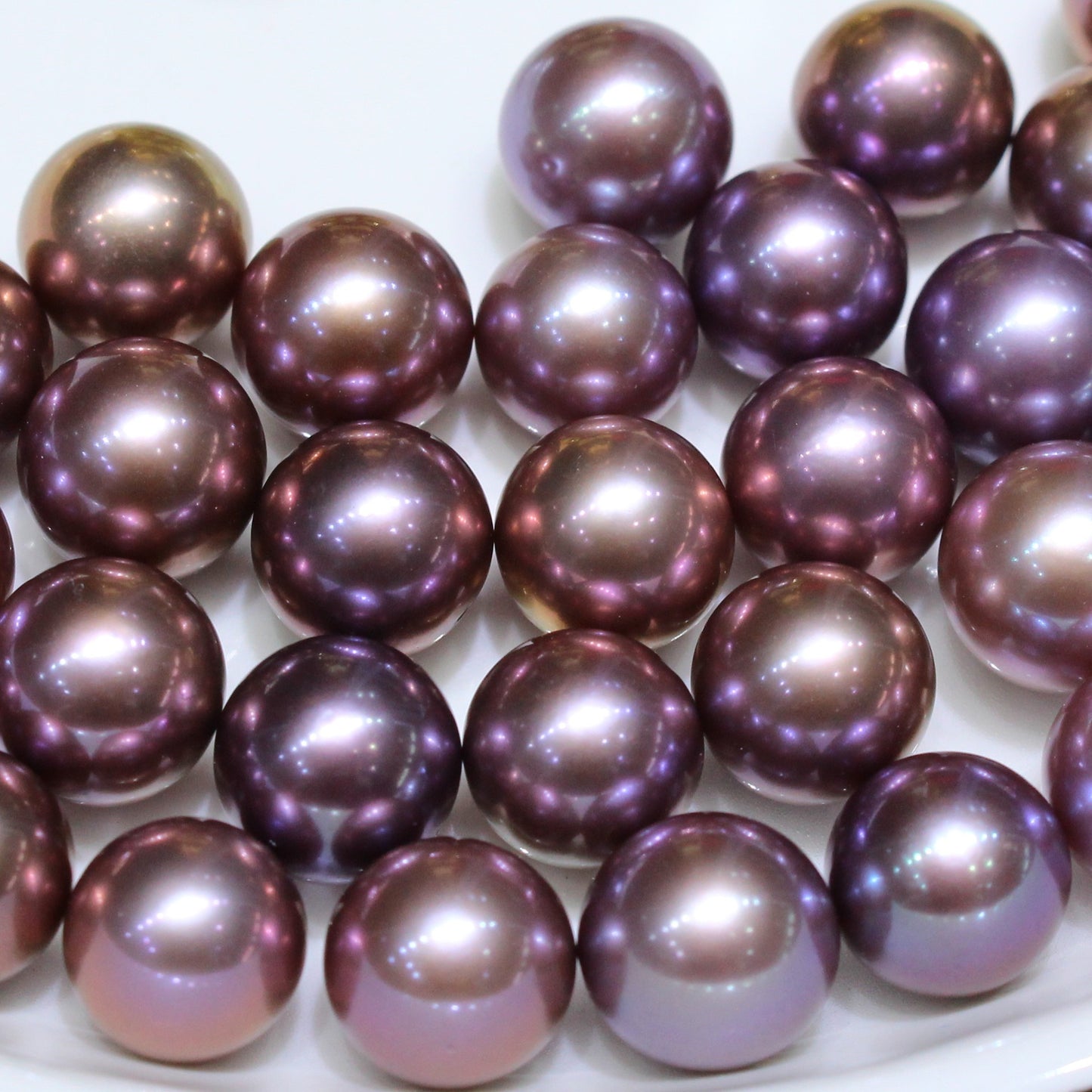 Purple Color Edison Loose  Pearls