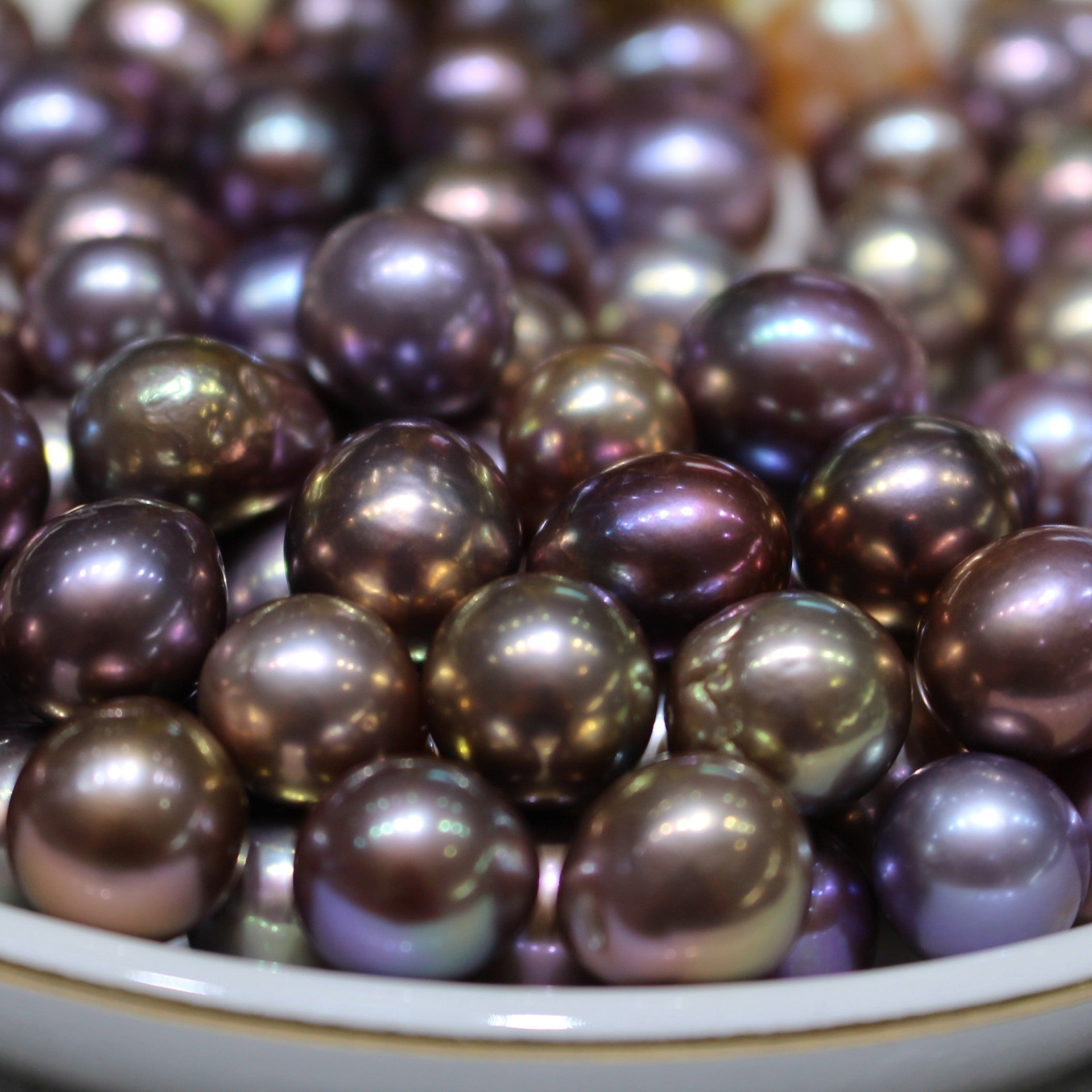 Metallic Luster Baroque Loose Pearls