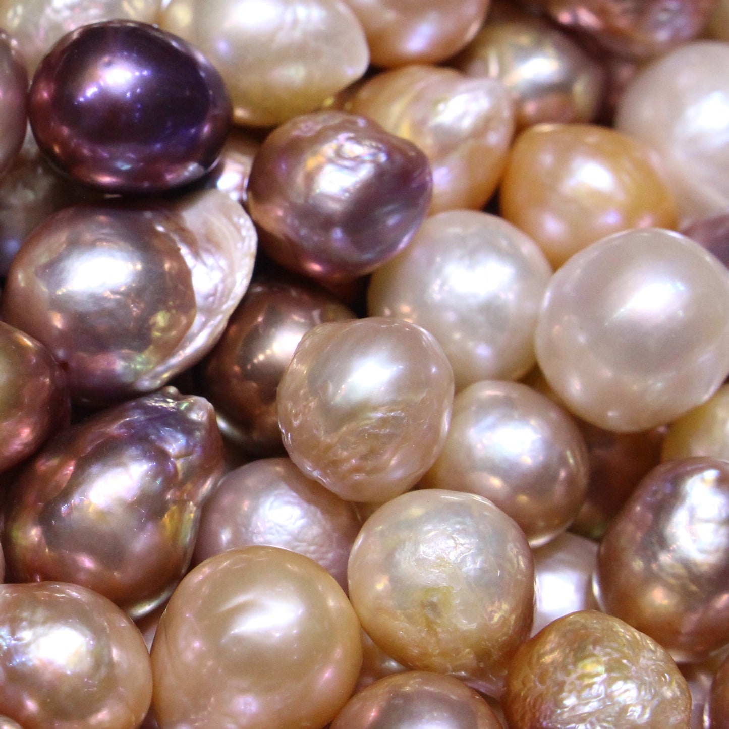 Mixed  color baroque loose pearls