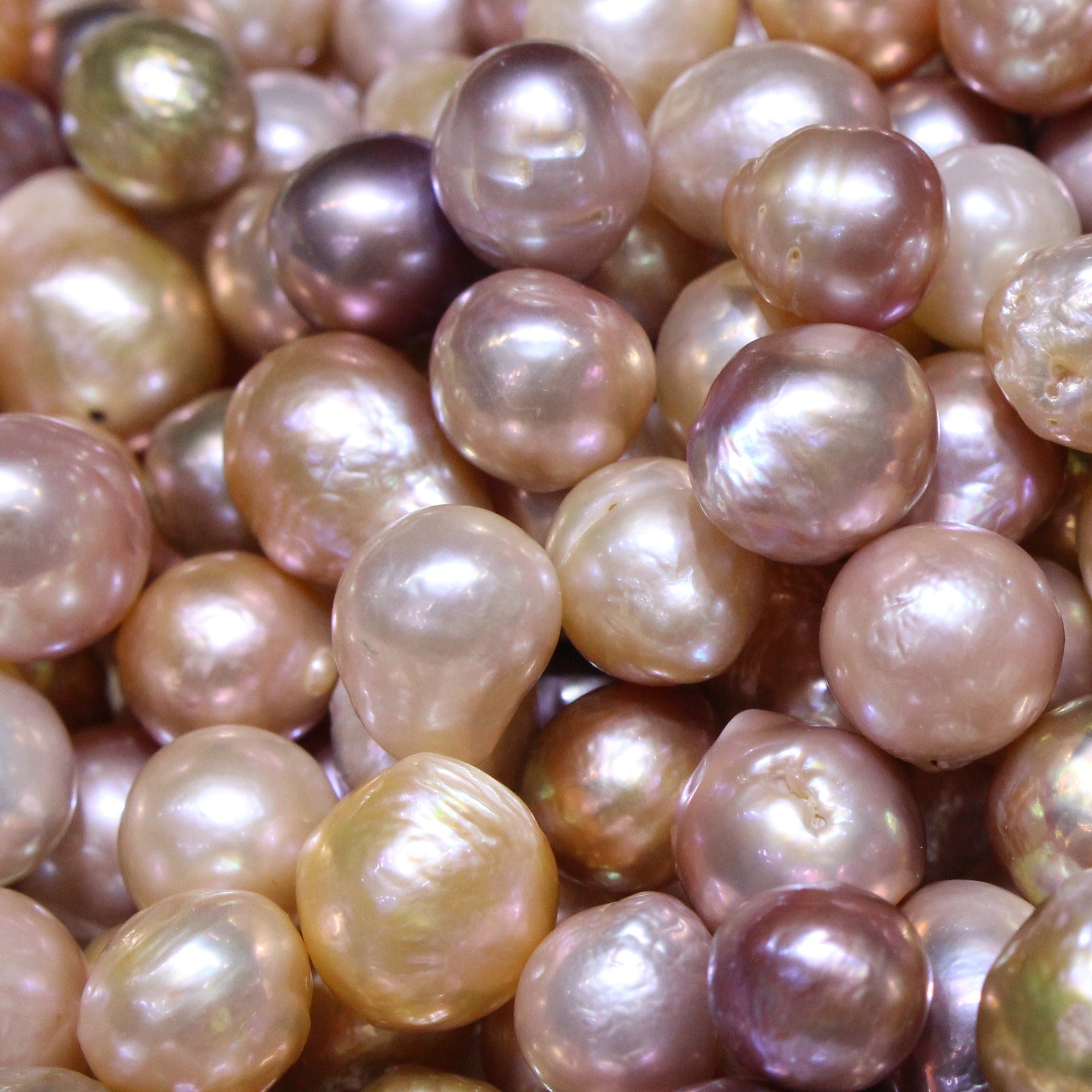 Mixed  color baroque loose pearls