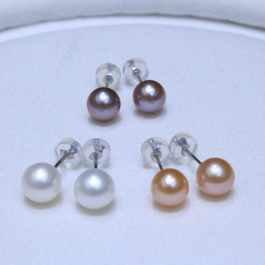 AAA Quality Women Stud Freshwater Pearl Earring - Feliz Pearl 