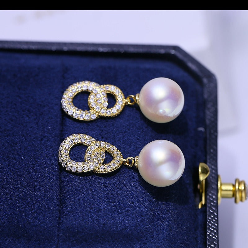 Luxury Girl Daily Pearl Earring Setting 