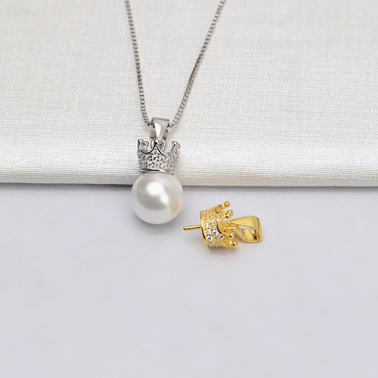 Silver Pearl Pendant Mounting