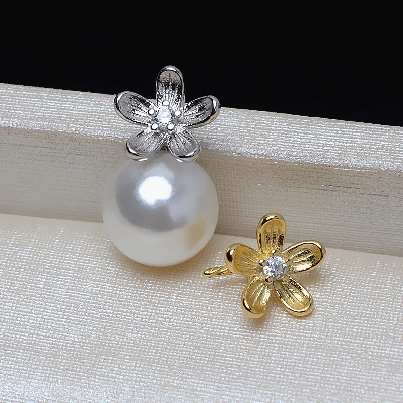 Lovely Fower Design Women Pearl Pendant Setting