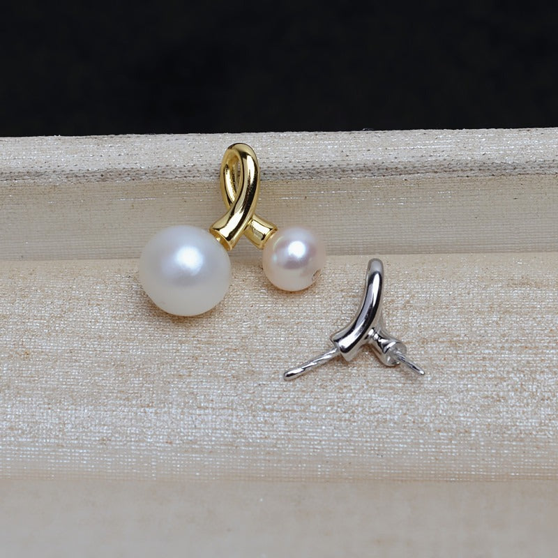 Silver Cherry Pearl Pendant Setting