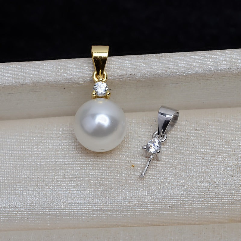 Cubic Zirconia Pearl Pendant Mounting