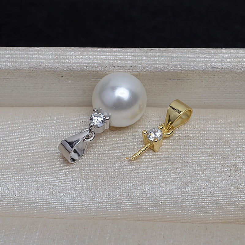 Cubic Zirconia Pearl Pendant Mounting