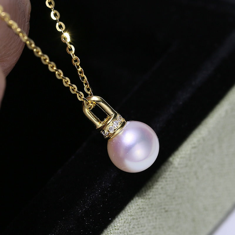 Silver Women Daily Pearl Pendant Setting