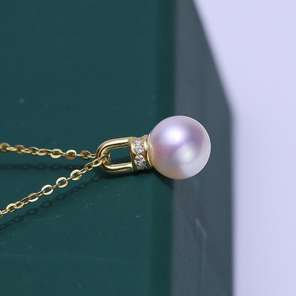 Silver Women Daily Pearl Pendant Setting