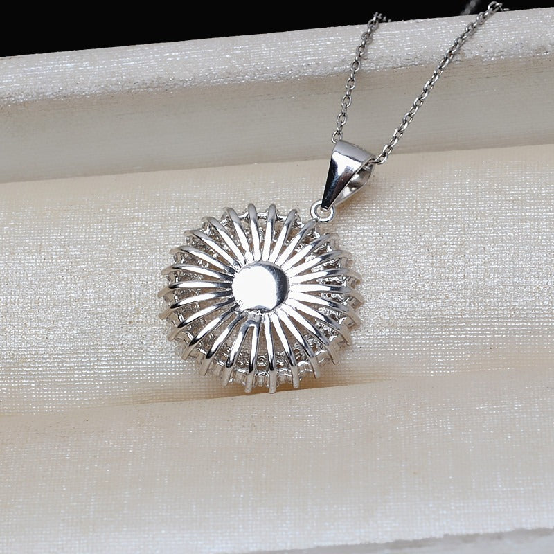 Factory Price Sunflower Pearl Pendant Setting