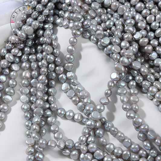 Grey freshwater pearls