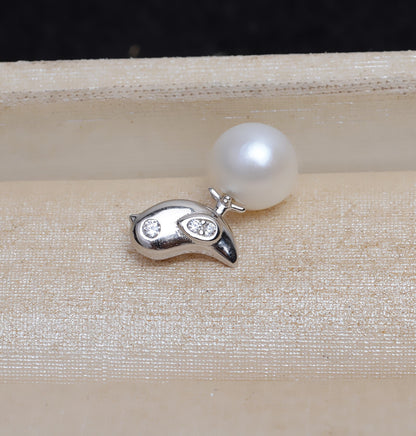 Silver Little Bird Pearl Pendant Setting-Feliz Pearl - Feliz Pearl 