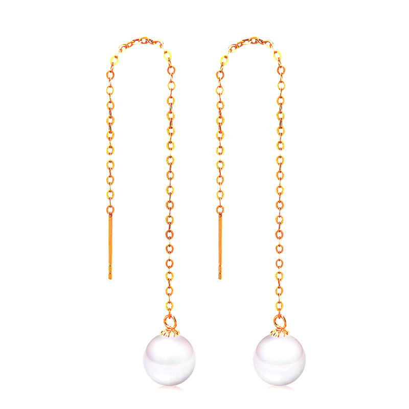 Silver Chain Pearl Earring Setting-Jewelry Setting Supplier - Feliz Pearl 