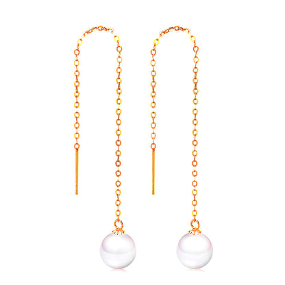 Silver Chain Pearl Earring Setting-Jewelry Setting Supplier - Feliz Pearl 