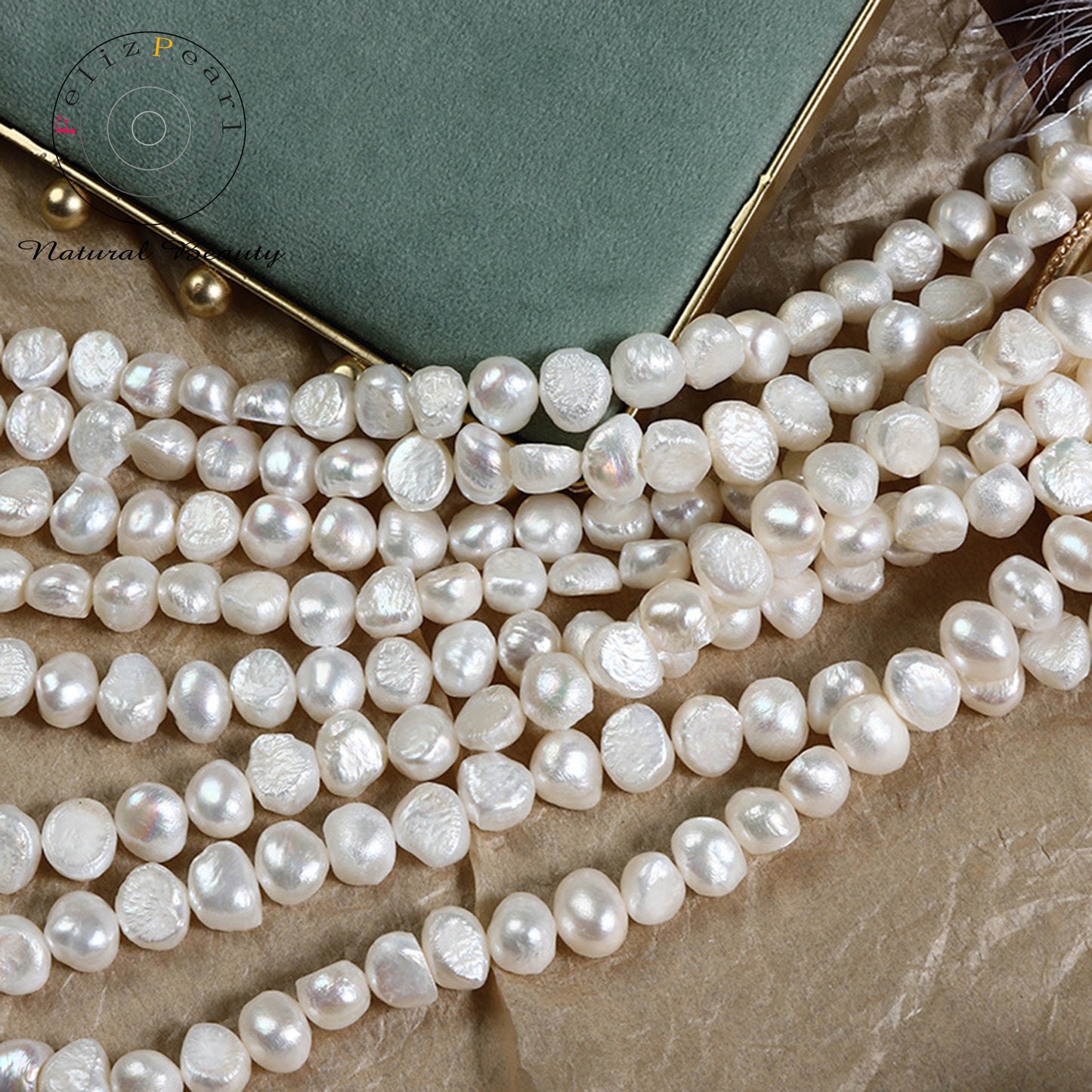 freshwater baroque pearls